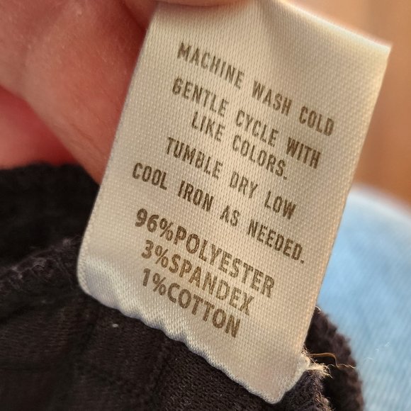 Sovereign Code Speckled Navy Waffle Knit Crewneck Sweatshirt Size 8 - Picture 13 of 13